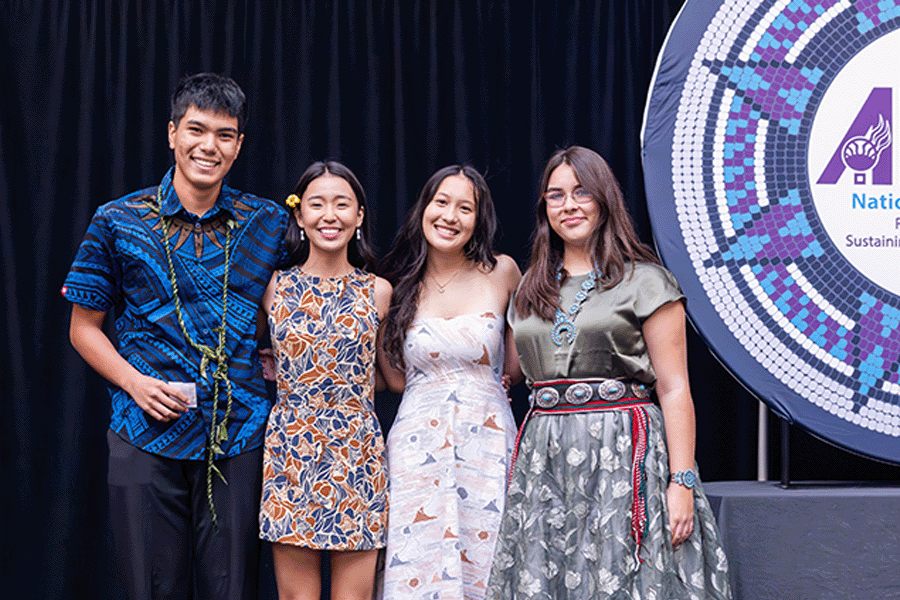 Students on Stage